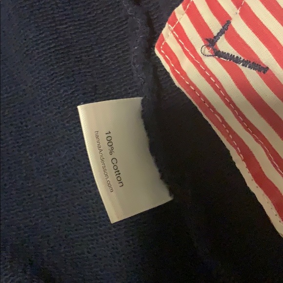 Hanna Anderson navy blue 4T stripe blazer jacket - Picture 6 of 7